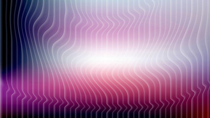 Abstract Gradient Background with Wavy Lines and Light Glow for Modern Design and Creative Projects with Depth and Visual Appeal in Pink White and Purple