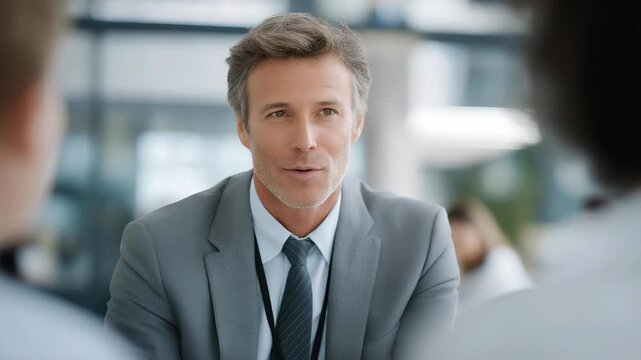 A psychologist leading a group therapy or self-development session, representing professional guidance, empathy, and the importance of mental balance and interpersonal skills. cinematic color