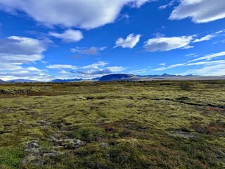 Scenic View of Almannagja Gorge, Thingvellir National Park, Iceland