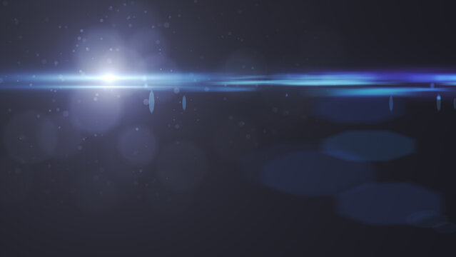 Modern and ethereal blue lens flare for overlays and effects, perfect for adding a touch of magic and cinematic style to your projects, creating captivating visuals, and catching the eye