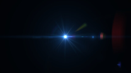 Electrifying blue light flare adds cosmic drama, use this stellar effect to enhance your sci-fi...