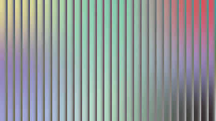 Vertical lines with green, purple and white gradient, abstract background