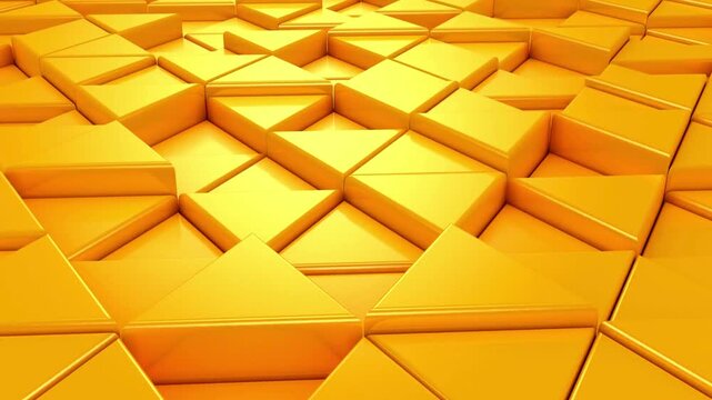 abst




Abstract 3D golden cube texture with orange tones and geometric light reflections, creating a modern decorative pattern for backgrounds or design projects.