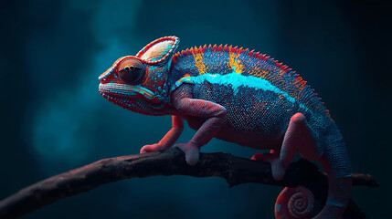 &ldquo;Nature&rsquo;s Palette: A Chameleon in Soft Light&rdquo;