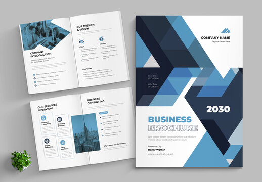Business Brochure Template Layout