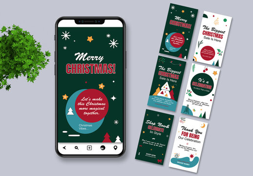 Christmas Social Story Template Layout