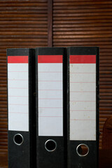 office folders and furniture