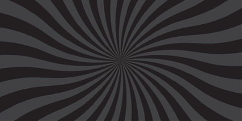 Abstract background with sunburst pattern design. Vintage black and gray gradient sunrays illustration swirl grunge backdrop line texture background.	
