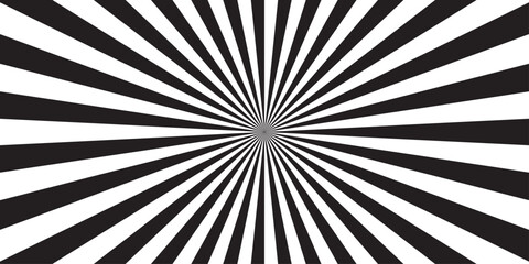 sunburst pattern white and gray design. Vintage sunrays illustration swirl line. sun beam vector banner design pop art comic burst gradient concept pattern.	
