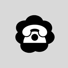 phone icon. call icon. phone logo, telephone icon, mobile icon logo © MOIN