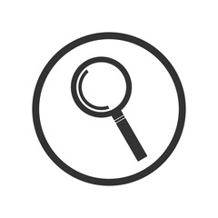  Search icon isolated on transparent background