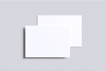 Fototapeta premium POSTCARD FLYER BLANK