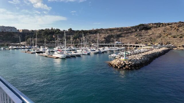 Mgarr Port in Malta is the main maritime gateway to Gozo Island