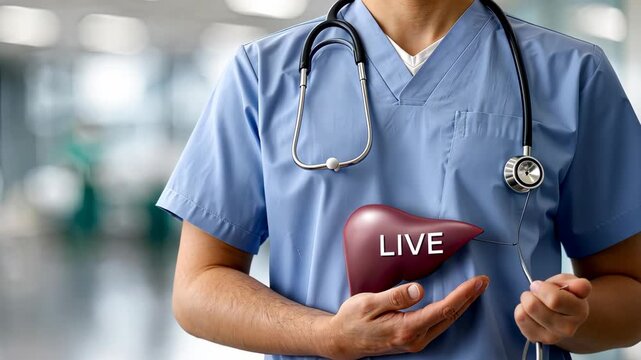 Health expert explains liver function and its importance for overall well-being in a medical setting