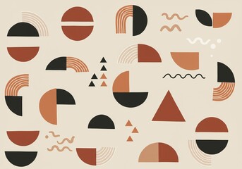 Earthy Geometric Abstract