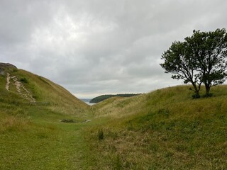 landscape with clouds