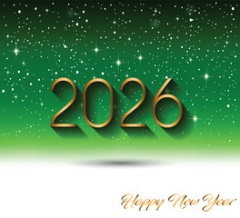 2026 Happy New Year background.