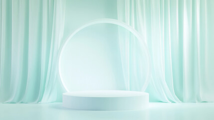 luxury cylinder podium