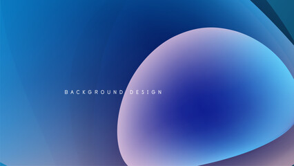 Abstract fluid shapes, blue purple gradients. Minimalist design, dark background creates depth, modern aesthetic. Smooth transitions visible.