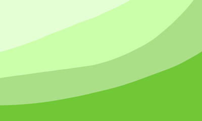Abstract Smooth Wavy Green Gradient Background, Dynamic Curve Pattern for Nature, Freshness, Organic, or Eco-Friendly Design