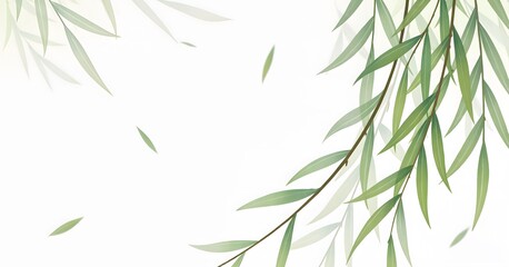 bamboo background vector illustration