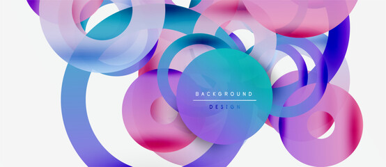 Abstract colorful swirls, flowing shapes create dynamic background. Modern design with vibrant hues, gradients, smooth transitions.