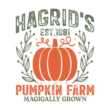 hagrid&rsquo;s pumpkin farm magigally grown
