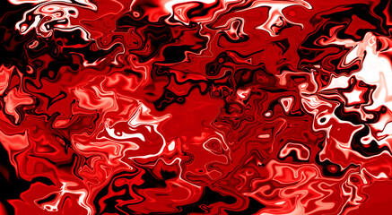 Red Abstract liquify,liquid background Gradient Color Blur Abstract Art	 design with swirling color illustration