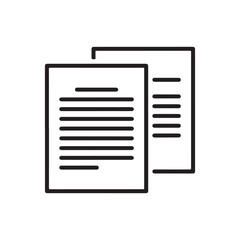 Document icon, representing paper or report