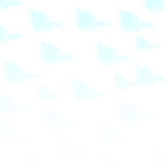 PNG Seamless pattern of watercolor clouds light blue sky background for textile and wallpaper design isolated on white