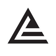 Modern letter E logo design vector template.