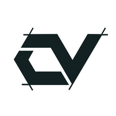Alphabet Letters CV or VC Modern Logo