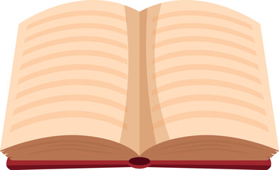 Open book with blank pages inviting readers to imagine their own stories