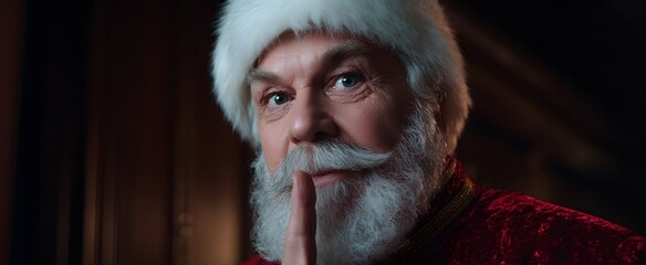 Mystery and joy dance like sparks in the festive secret santa message