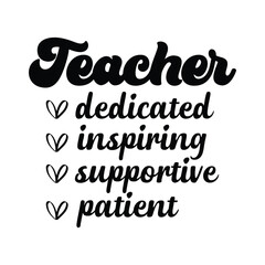 teacher dedicated inspiring supportive patient