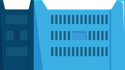 Light blue plastic crate, ideal for transporting and storing agricultural products or industrial equipment, ensuring safe and efficient handling