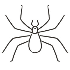 spider png no background black ink doodle