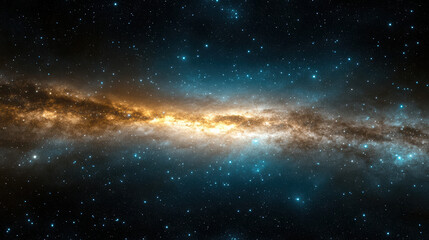 Ethereal cosmic dust illuminated by starlight creates mesmerizing view of galaxy