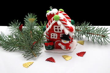 paysage de décoration pour les fêtes de fin d année