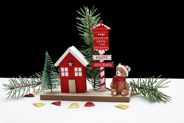 Petit paysage pour les fêtes de fin d'année