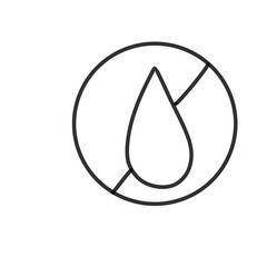 no water icon