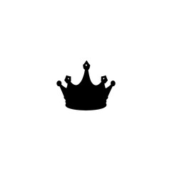 king crown isolated on white