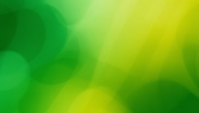 Abstract green and yellow gradient background with soft blurry texture