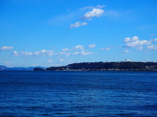 うみかぜ公園から望む横須賀の街並み
