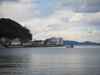Fototapeta premium 浦賀の街並み（神奈川県・横須賀市）