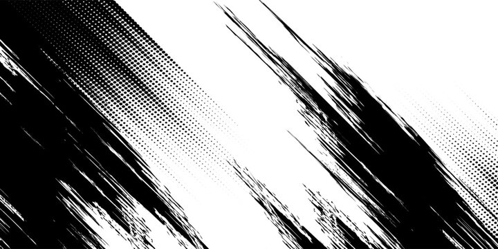 Tire tracks background for rally, drift, motocross, off-road and other auto and motorsport. Black tire marks on a white background with a worn effect and splashes of dirt. Vector isolated texture