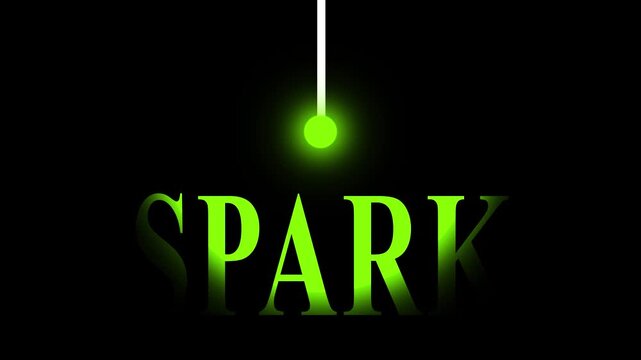 Spark Text, Glowing navy-blue text with deep ocean pressure effect and slow-pulsing bioluminescent light in Adobe After Effects