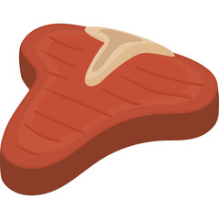 Raw T Bone Steak Food Icon With A Transparent Background Ready For Culinary Use