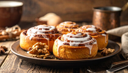 Cinnamon roll, Generated image	