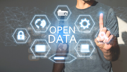 Open Data. Technology. Internet. Business